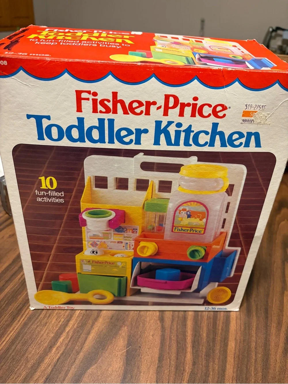 Vintage Fisher Price 1986 Toddler Kitchen #1008 Playset W/ Original Box